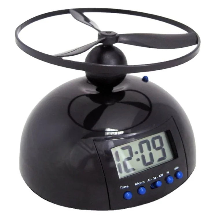 TBD0604254701A.webp Student Multifunctional LED Flying Alarm Bells Lazy Flying Propeller Digital Alarm Clock - Image 1