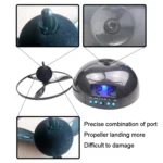 Student Multifunctional LED Flying Alarm Bells Lazy Flying Propeller Digital Alarm Clock - Image 5