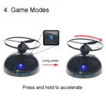 Student Multifunctional LED Flying Alarm Bells Lazy Flying Propeller Digital Alarm Clock - Image 9