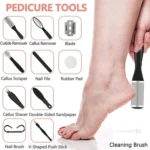 10pcs/set Household Electric Dead Skin Peeling Foot Grinder - Image 3