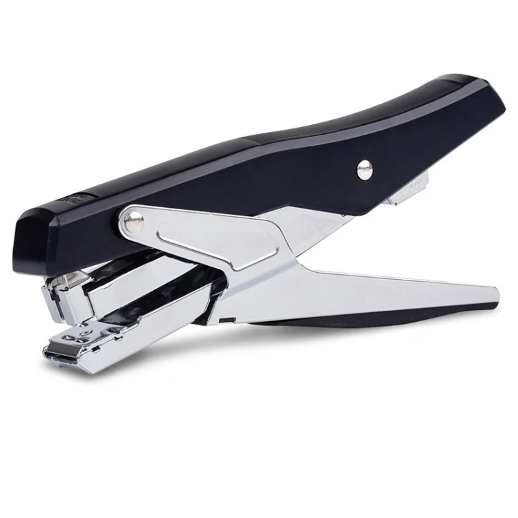 Deli Labor-saving Stapler NO.12 Handheld Stapler Papers Stapling Machine