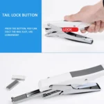 Deli  Labor-saving Stapler NO.12 Handheld Stapler Papers Stapling Machine - Image 5