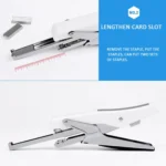 Deli  Labor-saving Stapler NO.12 Handheld Stapler Papers Stapling Machine - Image 6
