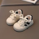 Baby Toddler Shoes Boys And Girls Packed Toe Anti Kick Casual Board Shoes