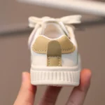 Baby Toddler Shoes Boys And Girls Packed Toe Anti Kick Casual Board Shoes - Image 7