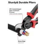 5 In 1 Combination Interchangeable Head Pliers Kit General Repair Screwdriver Pliers - Image 5