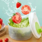Multifunctional Vegetable Dehydrator Large Capacity Kitchen Drain Basket Household Grater Slicer - Image 9