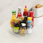 25cm Kitchen 360 Degree Rotating Storage Tray Spice Snack Rack
