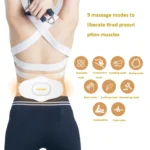 Y2 EMS Pulse Hot Compress Lumbar Massager Multifunctional Voice Broadcast Massage Belt - Image 3