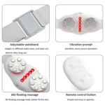 Y2 EMS Pulse Hot Compress Lumbar Massager Multifunctional Voice Broadcast Massage Belt - Image 7