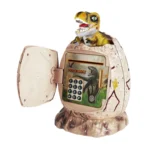 Fingerprint Dinosaur Egg Password Money Bank Kids Toys Gifts Tyrannosaurus Rex Savings Jar