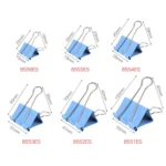 Deli  24pcs /Box 41mm Long Tail Ticket Clip Metal Dovetail Clip - Image 3