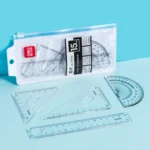 Deli 4-in-1 Ruler Set for Students Ruler Stationery Set