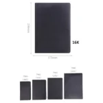 80 Pages Business Office Notebook Leather Student Stationery Notes - Image 2