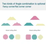 3 In 1 Fancy Corner Cutter Multi-angle Corner Cutter Chamfering Embosser - Image 5