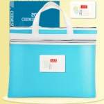 BeiDuoMei Student File Bag A4 Double Layer Classified Storage Exam Paper Data Bag