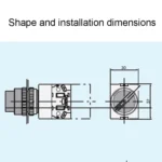 CHNT NP4-20X/31 Rotary Button 3-Position Self-Locking Transfer Switch Contacts 2 Normally Open - Image 7