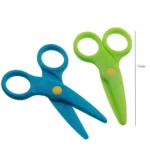 4pcs Mini Cute Safety Plastic Scissors Children Handmade Paper Cutting Tools - Image 3