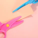 4pcs Mini Cute Safety Plastic Scissors Children Handmade Paper Cutting Tools - Image 4
