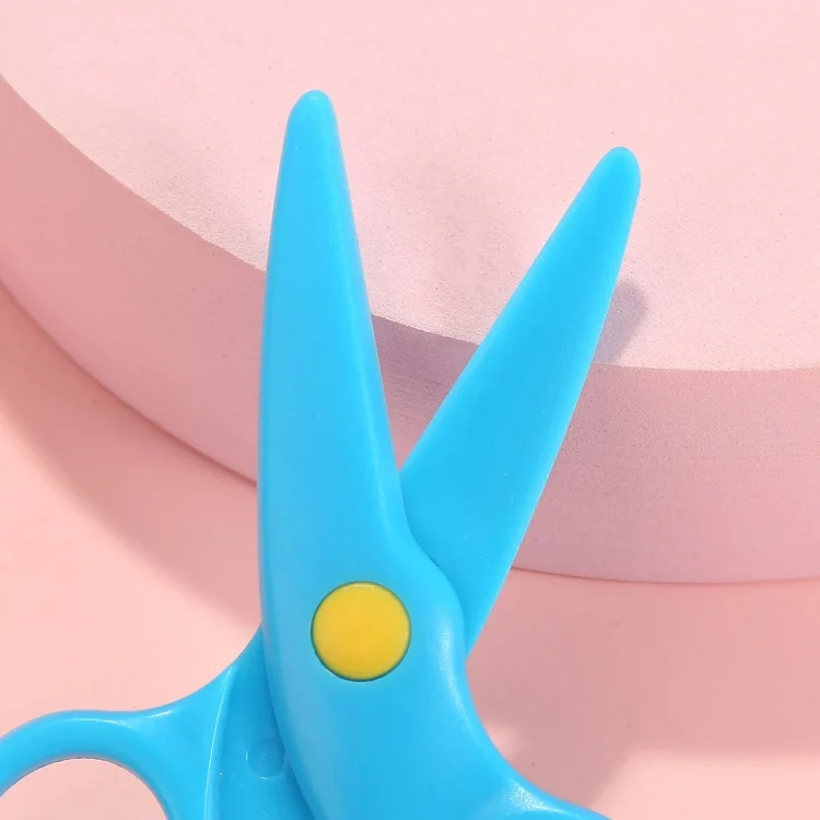 TBD06042696_B4.webp 4pcs Mini Cute Safety Plastic Scissors Children Handmade Paper Cutting Tools - Image 5