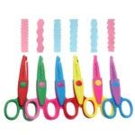 10pcs 5 Inch Children Safety Lace Scissors Kindergarten Fun DIY Photo Album Cutter - Image 2