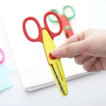 10pcs 5 Inch Children Safety Lace Scissors Kindergarten Fun DIY Photo Album Cutter - Image 4