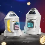 Childrens Astronaut Code Money Bank Cartoon Space Rocket Money Box Toys - Image 2