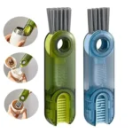 3 In 1 U shaped Cup Lid Cleaning Brush Water Bottle Cover Groove Cleaner - Image 2