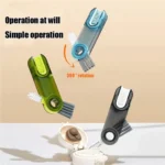 3 In 1 U shaped Cup Lid Cleaning Brush Water Bottle Cover Groove Cleaner - Image 3