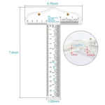 Plastic T-Square Ruler Learning Stationery Ruler - Image 2