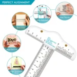 Plastic T-Square Ruler Learning Stationery Ruler - Image 3