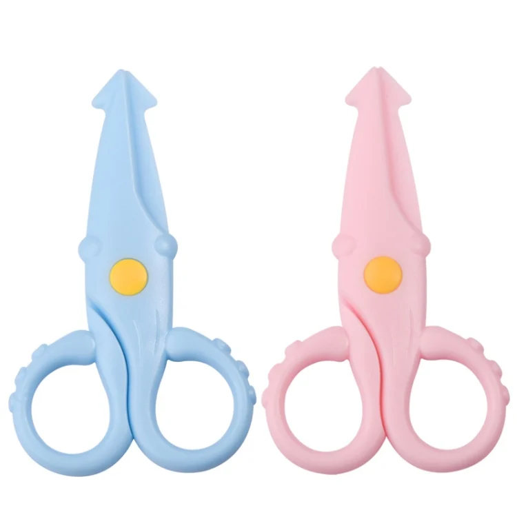 TBD06042718_B1.webp 10pcs Cute Squid Mini Plastic Scissors Children Handmade Paper Cutting Tools - Image 2