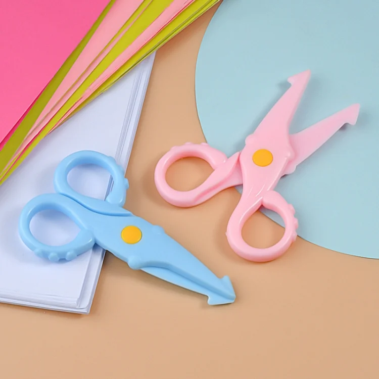 TBD06042718_B6.webp 10pcs Cute Squid Mini Plastic Scissors Children Handmade Paper Cutting Tools - Image 7