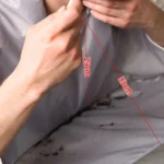 Beard Shaving Apron Convenient Polyester Umbrella Shape Hairdressing Cape - Image 4