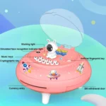 UFO Flying Saucer Money Bank Toys Childrens Astronaut Intelligent Simulation Savings Jar - Image 4