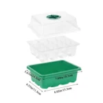 1pcs/set 12-hole Thickened Adjustable Breathable Cover Seedling Box - Image 2