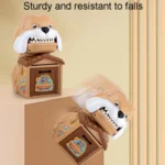 Childrens Cute Puppy Coin Saving Bank Automatic Rolling Money Jar Deposit Machine Gift - Image 4