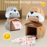 Childrens Cute Puppy Coin Saving Bank Automatic Rolling Money Jar Deposit Machine Gift - Image 7