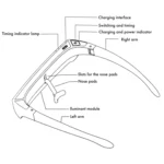 SAD Light Therapy Glasses Wearable UV-Free Blue & White LED Light Therapy Lamp - Image 4