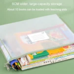 YAOJIE Student Subject Classification Storage Bag EVA 3D Thicken A4 Exam Special File Bags - Image 11