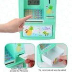 Automatic Teller Machine Coin Saving Jar Childrens Mini Safe Deposit Box - Image 6