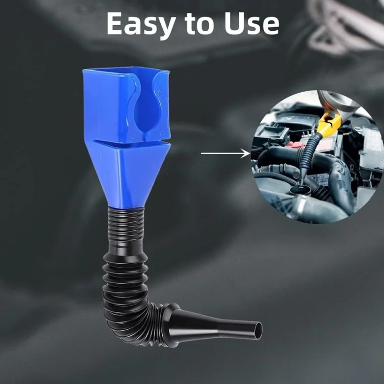 TBD06042801_B4.webp 5pcs Plastic Refueling Funnel Portable Folding Telescopic Hose Hands-Free Bayonet - Image 5