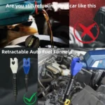 5pcs Plastic Refueling Funnel Portable Folding Telescopic Hose Hands-Free Bayonet - Image 7
