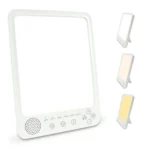 Simulated Sunlight Lamp White Noises Machine SAD Therapy Light With Timer