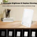 Simulated Sunlight Lamp White Noises Machine SAD Therapy Light With Timer - Image 7