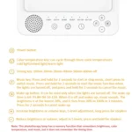 Simulated Sunlight Lamp White Noises Machine SAD Therapy Light With Timer - Image 8