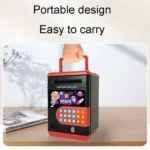 Space Astronaut Fingerprint Savings Jar Children Musical Password Money Bank Toys - Image 3
