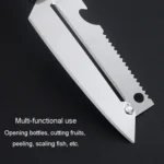 Multifunctional Stainless Steel Paring Knife Household Fruit And Vegetable Scraper Bottle Opener - Image 5
