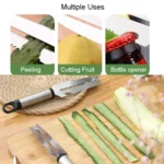 Multifunctional Stainless Steel Paring Knife Household Fruit And Vegetable Scraper Bottle Opener - Image 8