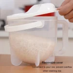 Home Kitchen Rice Washing Sieve Rice Washer Convection Plastic Rice Panner - Image 3